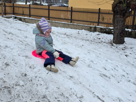 Užíváme si sněhové nadílky